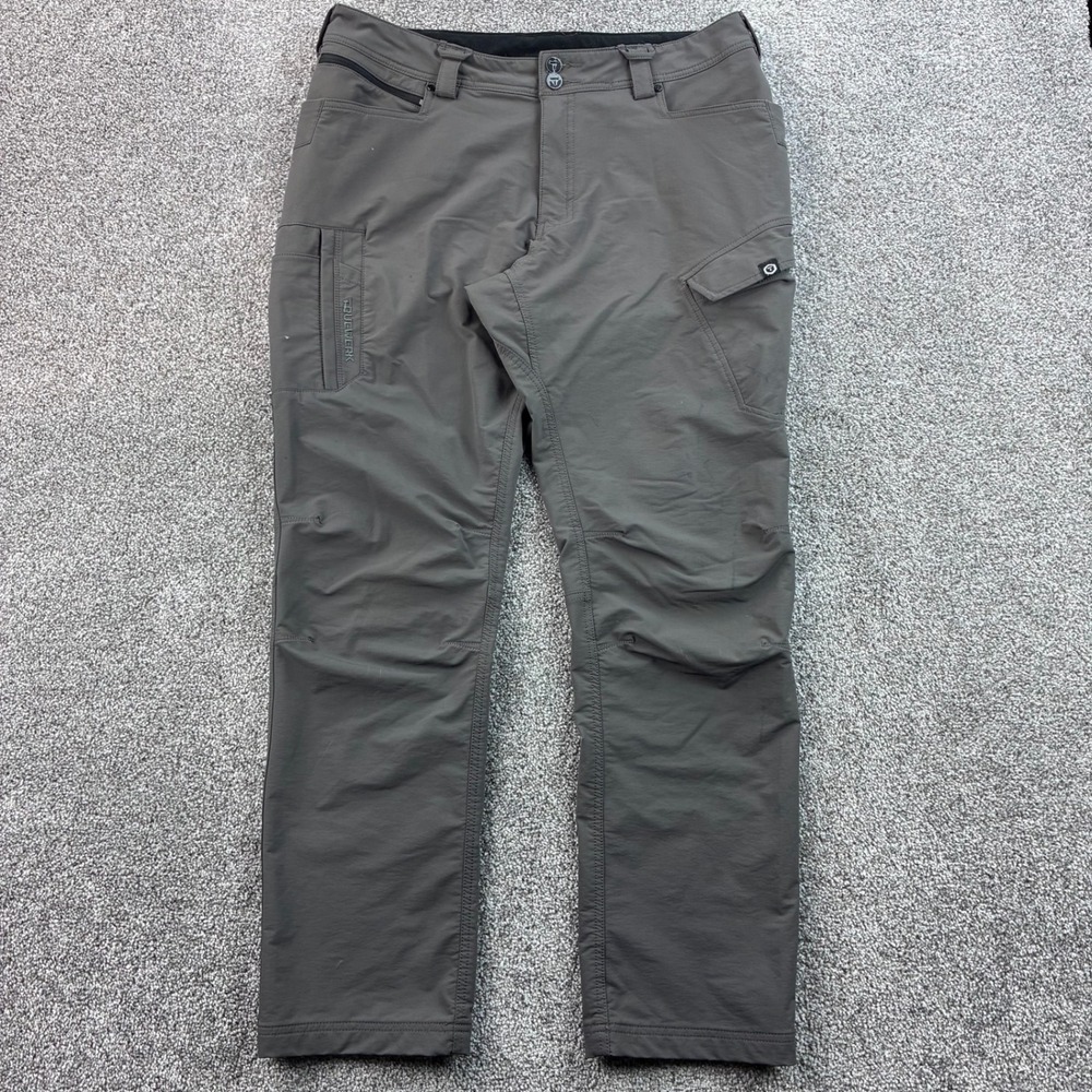 Truewerk T2 WerkPant Pants Mens 36x32 Gray Nylon Blend Cargo Work Stretch